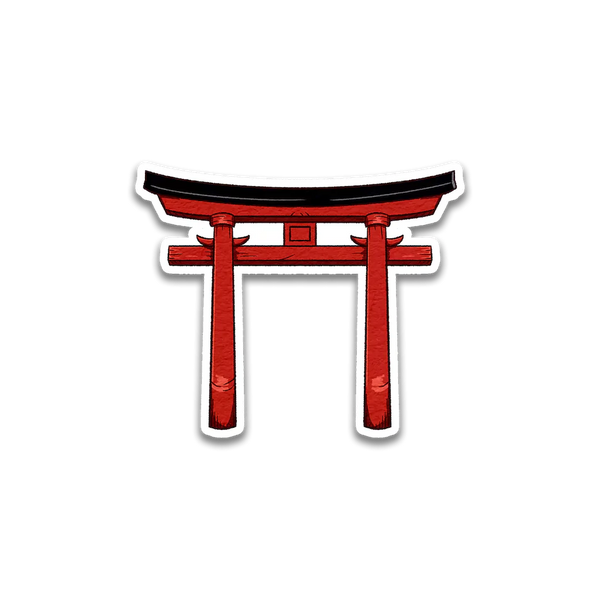 Stick With Finn Torii Gate Sticker