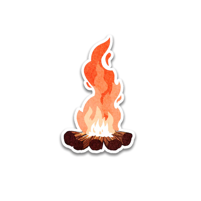 Stick With Finn Campfire Sticker