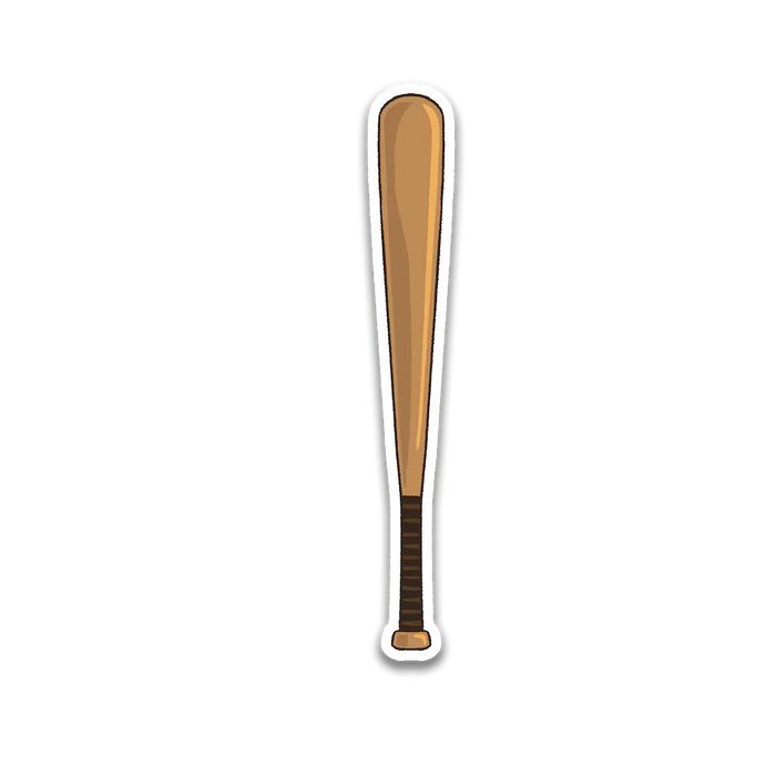 Stick With Finn Baseball Bat Sticker