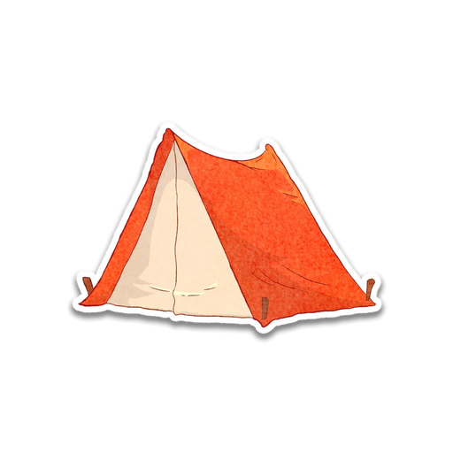 Stick With Finn Tent Sticker