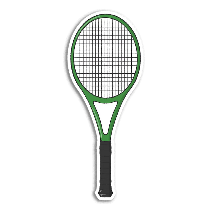 Stick With Finn Tennis Racket Sticker