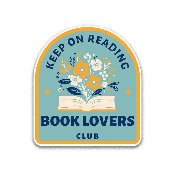 Stick With Finn Keep On Reading Book Lover's Club Sticker