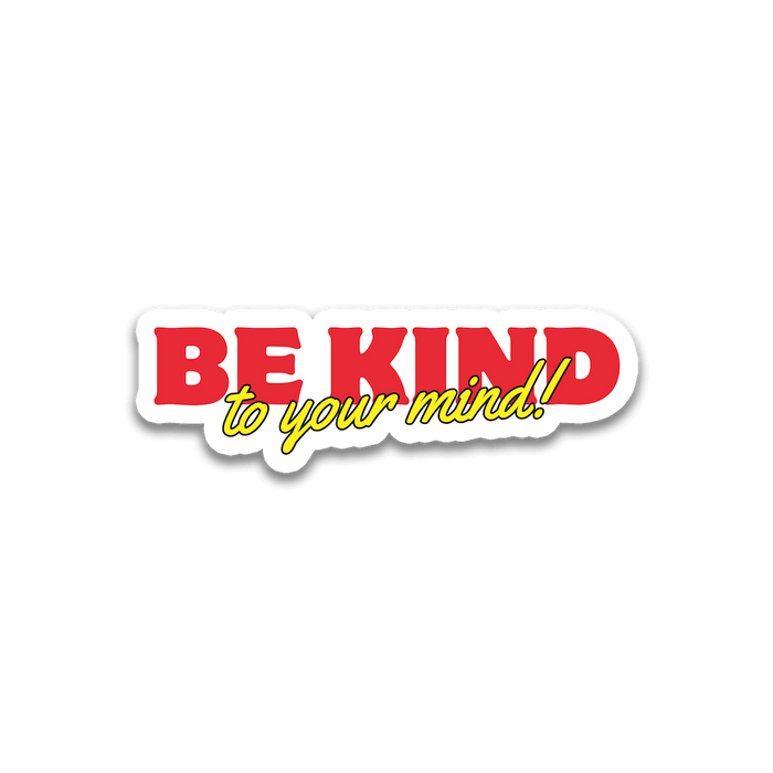 Stick With Finn Be Kind to Your Mind Sticker