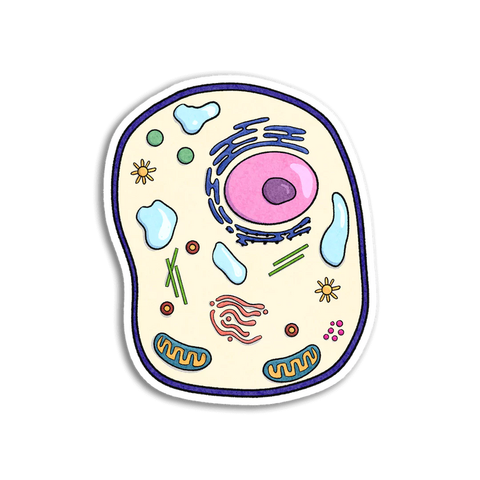 Stick With Finn Animal Cell Sticker