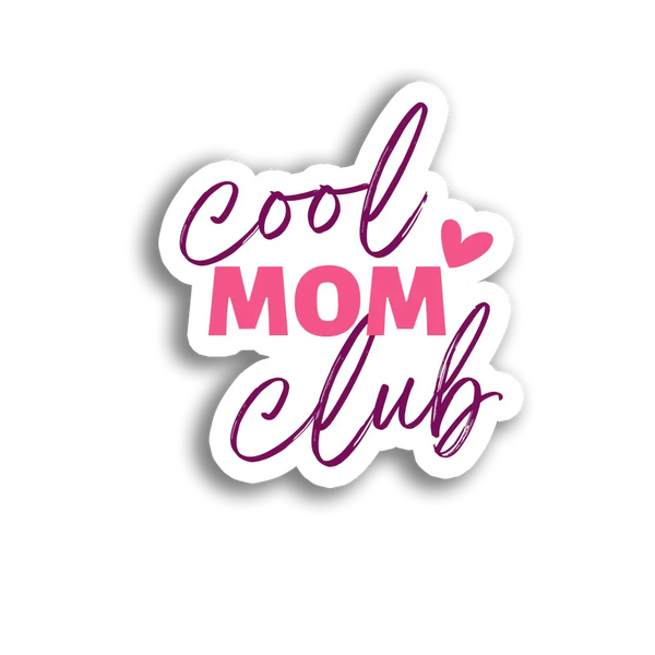 Stick With Finn Cool Mom Club Sticker