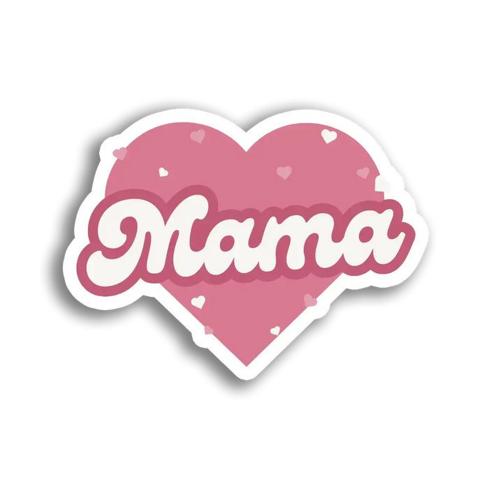 Stick With Finn Mama Heart Sticker