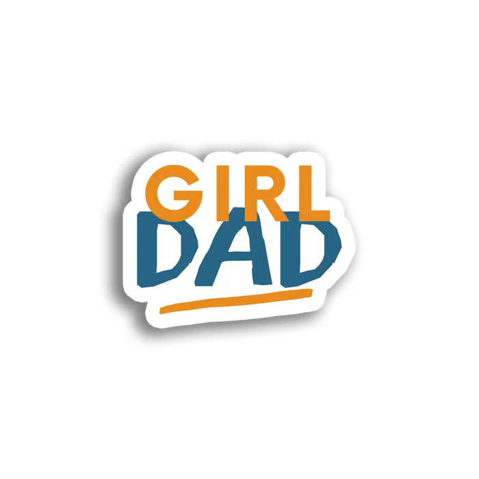 Stick With Finn Girl Dad Sticker