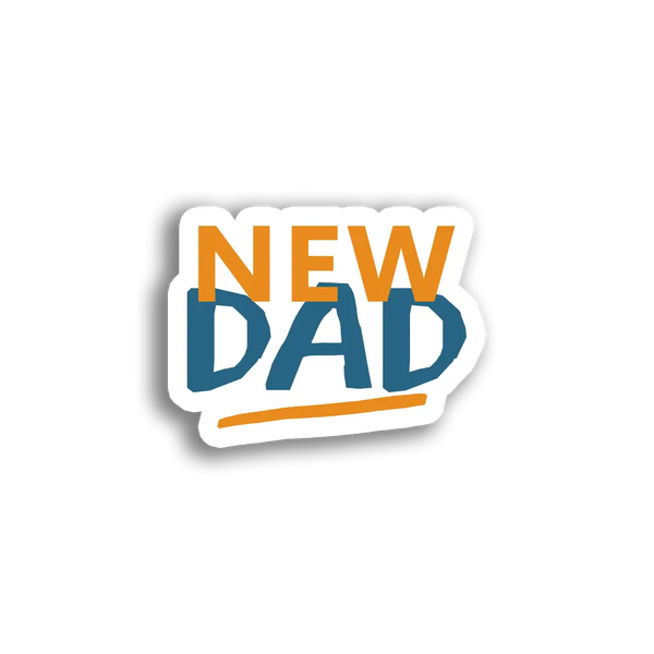 Stick With Finn New Dad Sticker