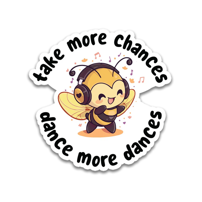 Stick With Finn Bee "Dance More Dances" Sticker