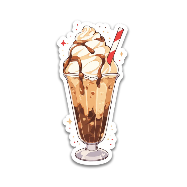 Stick With Finn Chocolate Milkshake Sticker