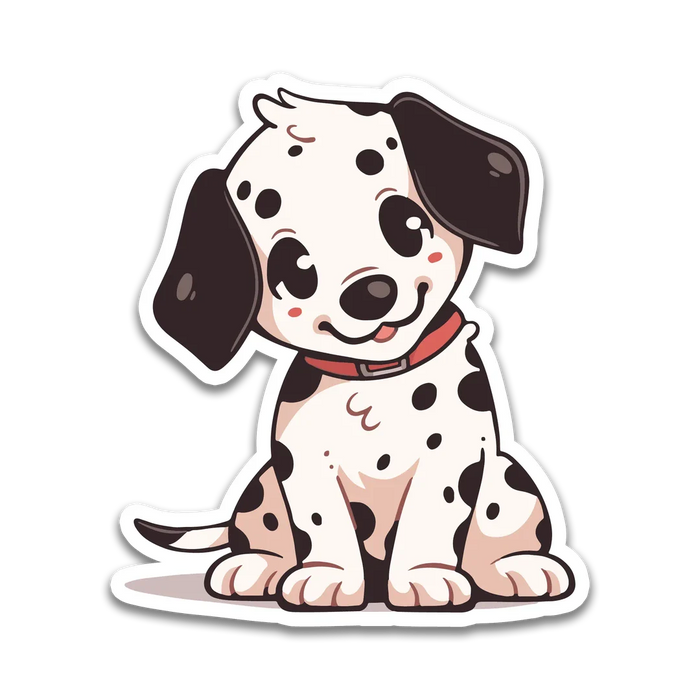 Stick With Finn Dalmatian Sticker