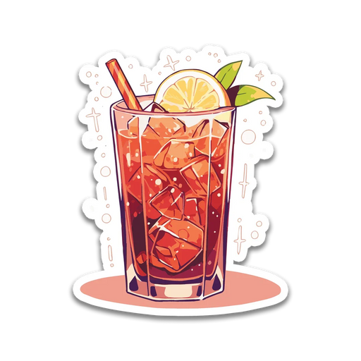 Stick With Finn Iced Tea Sticker