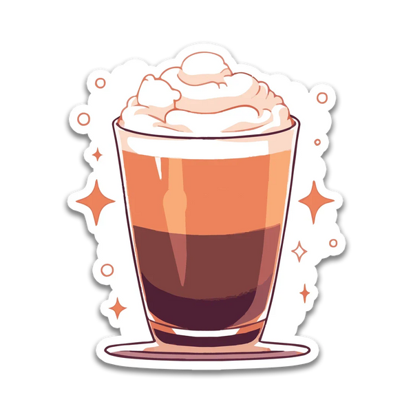 Stick With Finn Mocha Sticker