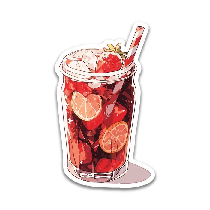 Stick With Finn Strawberry Lemonade Sticker