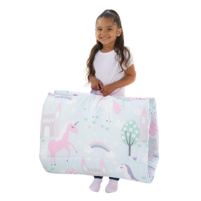 Everything Kids Unicorn Deluxe Easy Fold Nap Mat