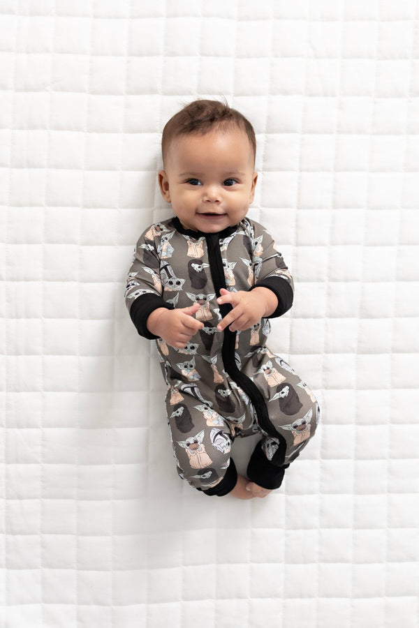 Ellie Sue Precious Cargo Zipper Romper