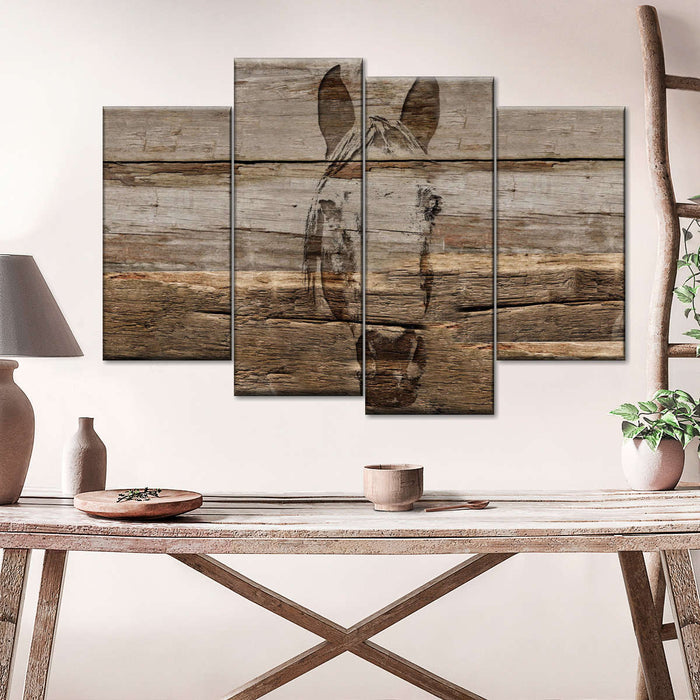 ElephantStock Rustic Horse Wall Art