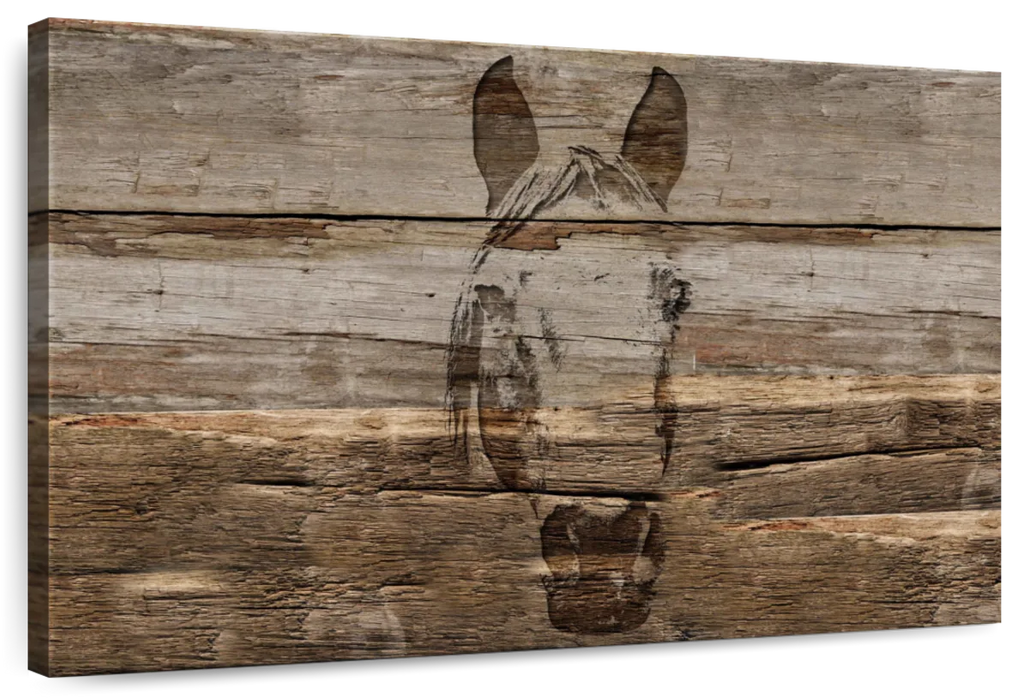 ElephantStock Rustic Horse Wall Art