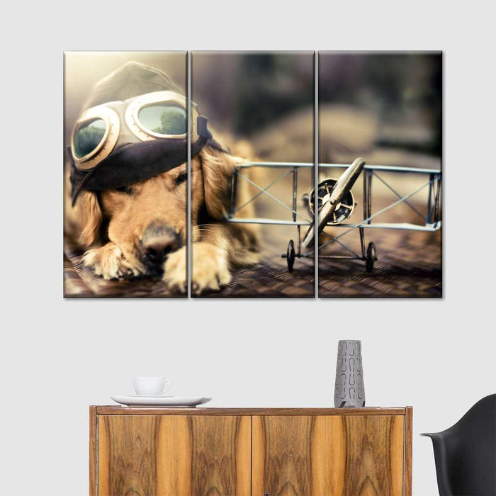 ElephantStock Dog Pilot Wall Art