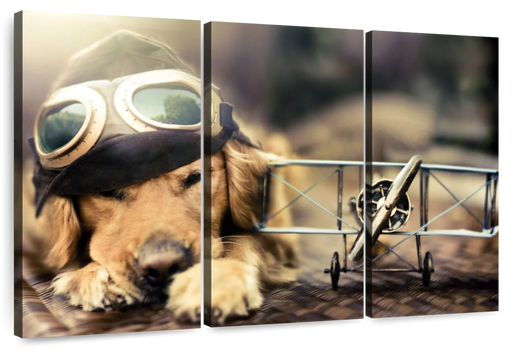 ElephantStock Dog Pilot Wall Art