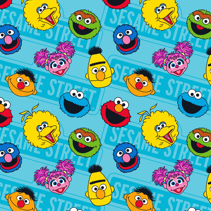 Fathead Friends - Officially Licensed Sesame Street Peel & Stick Wallpaper