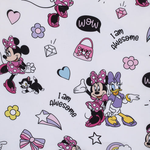 Disney Minnie Mouse I am Awesome Preschool Nap Pad Sheet
