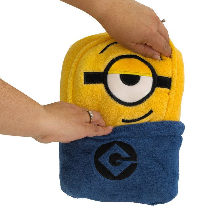 Illumination Lazy Minions Club Character Shaped Toddler Blanket