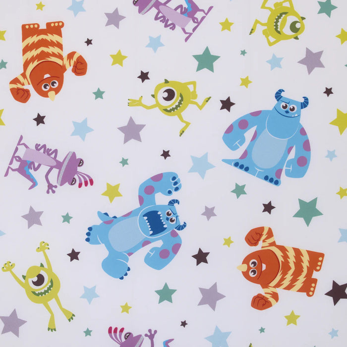 Disney Monsters Inc. Sully and Mike Fitted Crib Sheet