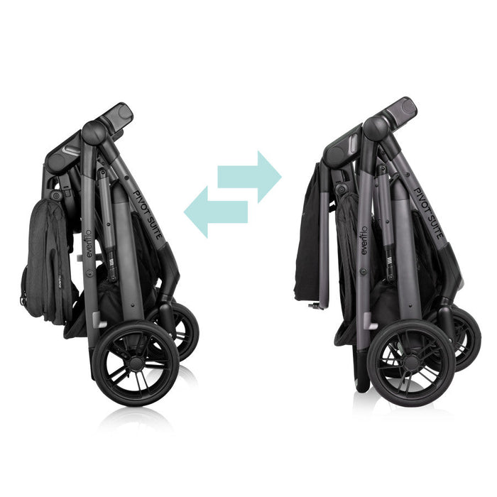 Evenflo® Pivot Suite Modular Travel System with LiteMax Infant Car Seat