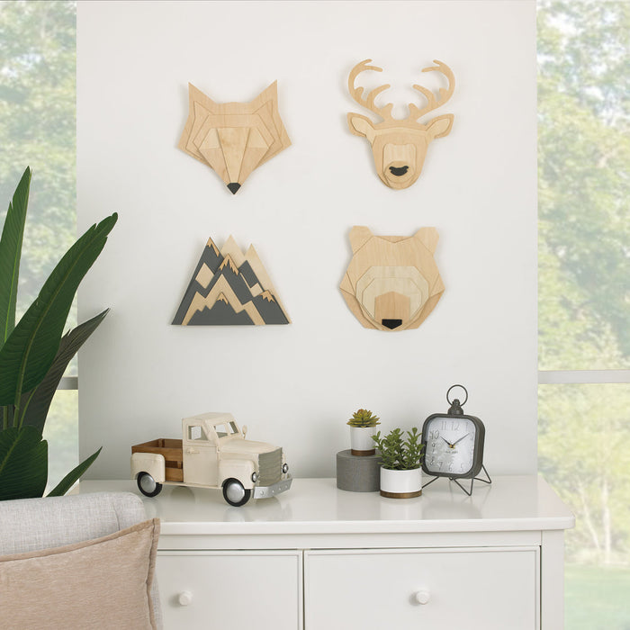 Little Love by NoJo Deer 3D Natural Wood Wall Décor