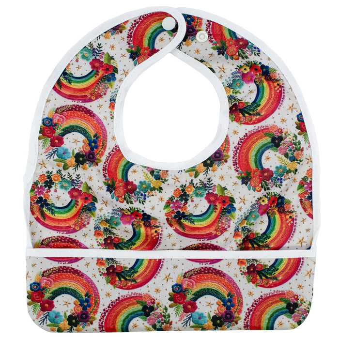 Texas Tushies Rainbow Embroidery - The Flip Bib