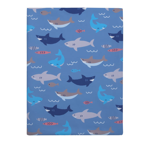 Everything Kids Shark, Fish, Ocean Preschool Nap Pad Sheet