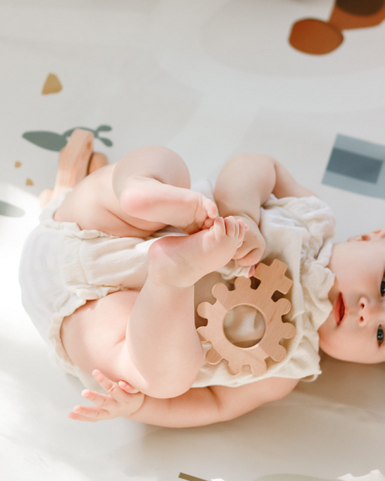 Be A Heart Baby's First Rosary Wooden Teether