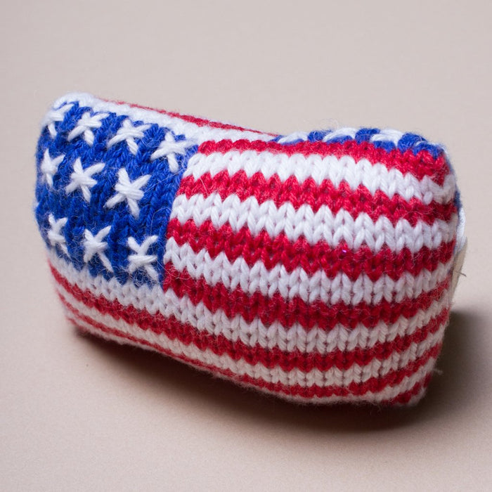 Estella Organic Baby Toys - Newborn Rattles | American Flag
