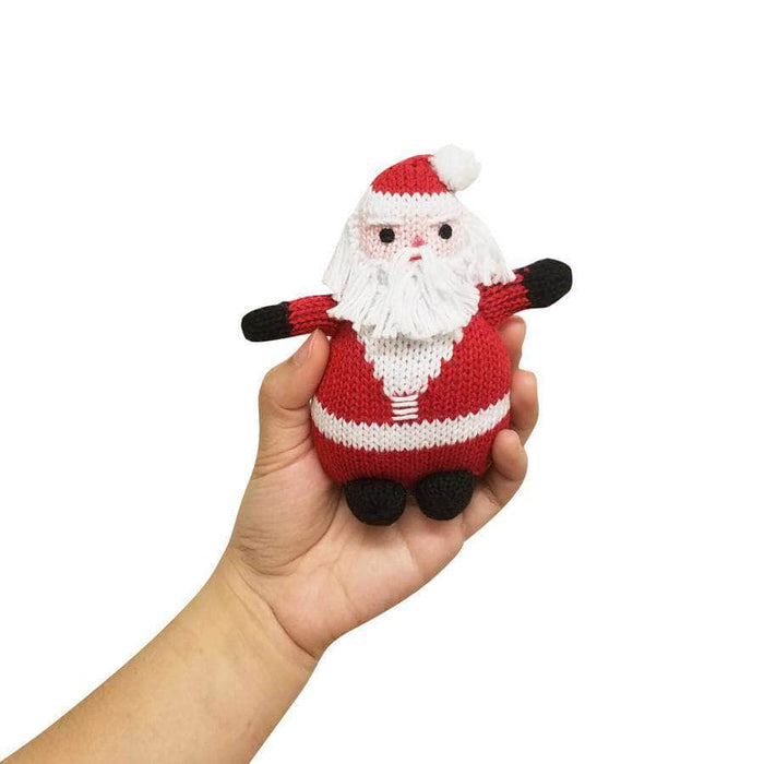 Estella Organic Baby Toys - Newborn Rattles | Santa