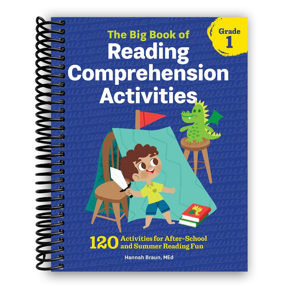 Lay it Flat The Big Book of Reading Comprehension Activities, Grade 1 (Spiral Bound)