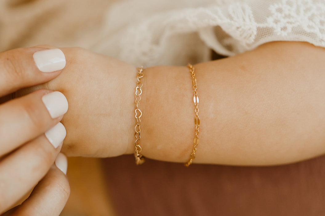 Reverie Threads Mommy & Me Stella Bracelet - 14K Gold Filled