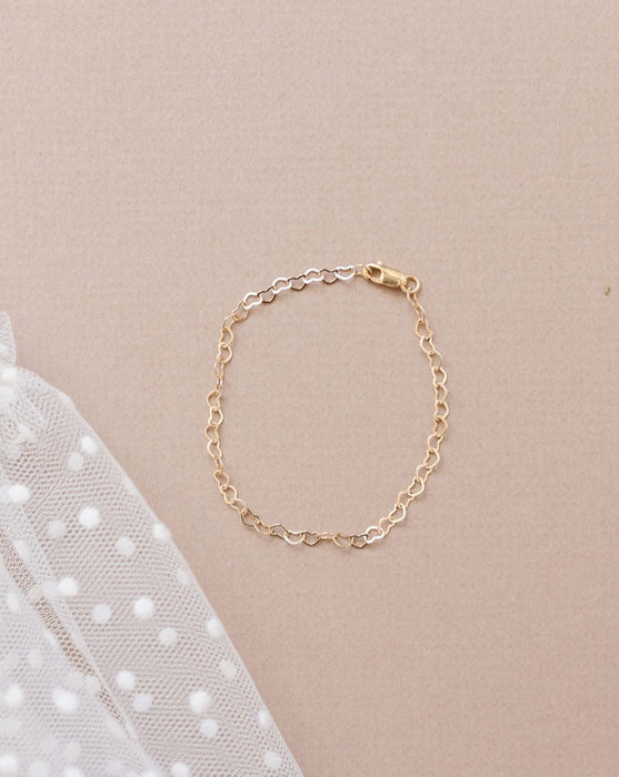 Reverie Threads Mommy & Me Golden Love Bracelet - 14K Gold Filled