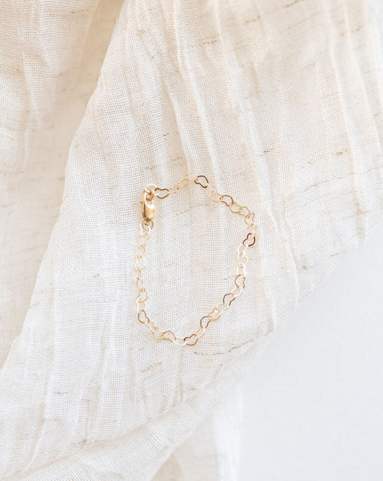 Reverie Threads Mommy & Me Golden Love Bracelet - 14K Gold Filled