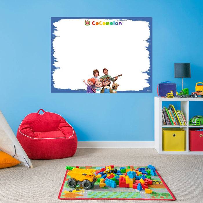 Fathead JJ Family Dry Erase        - Officially Licensed CoComelon Removable     Adhesive Decal