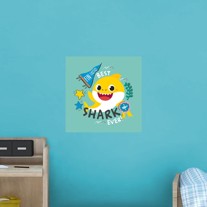 Fathead Baby Shark: Best Shark Poster - Officially Licensed Nickelodeon Removable Adhesive Decal