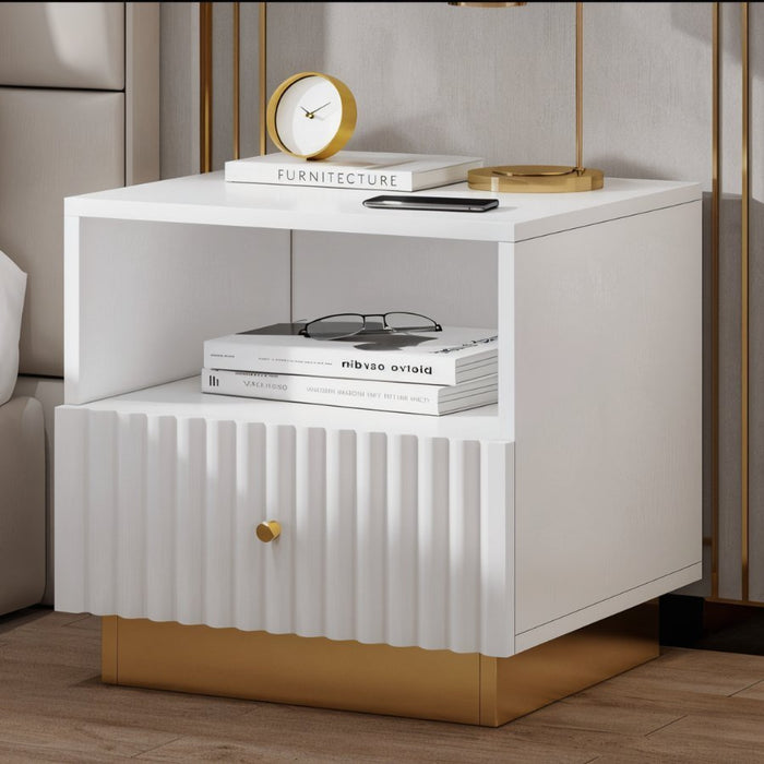 Residence Supply Rippled Side Table