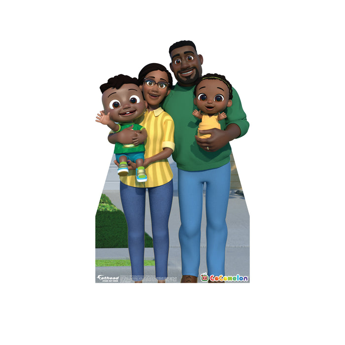Fathead Cody & Family StandOut Mini   Cardstock Cutout  - Officially Licensed CoComelon    Stand Out