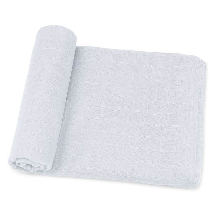 Comfy Cubs Muslin Swaddle Blanket, 1 Pack - White