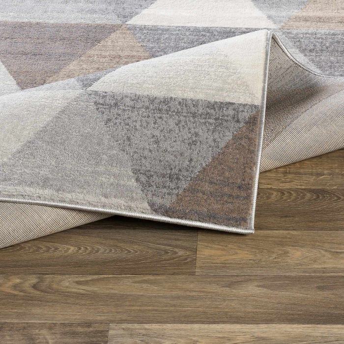 Hauteloom Sells Gray&Brown Triangles Area Carpet
