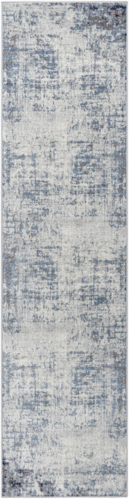 Hauteloom Texanna Abstract Blue/Gray Area Rug