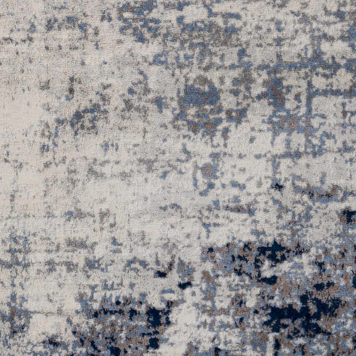Hauteloom Texanna Abstract Blue/Gray Area Rug