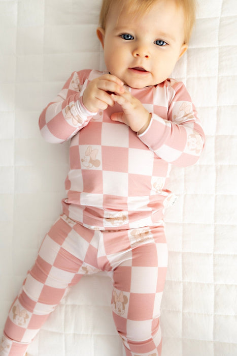 Ellie Sue Rose Checkers Pajamas