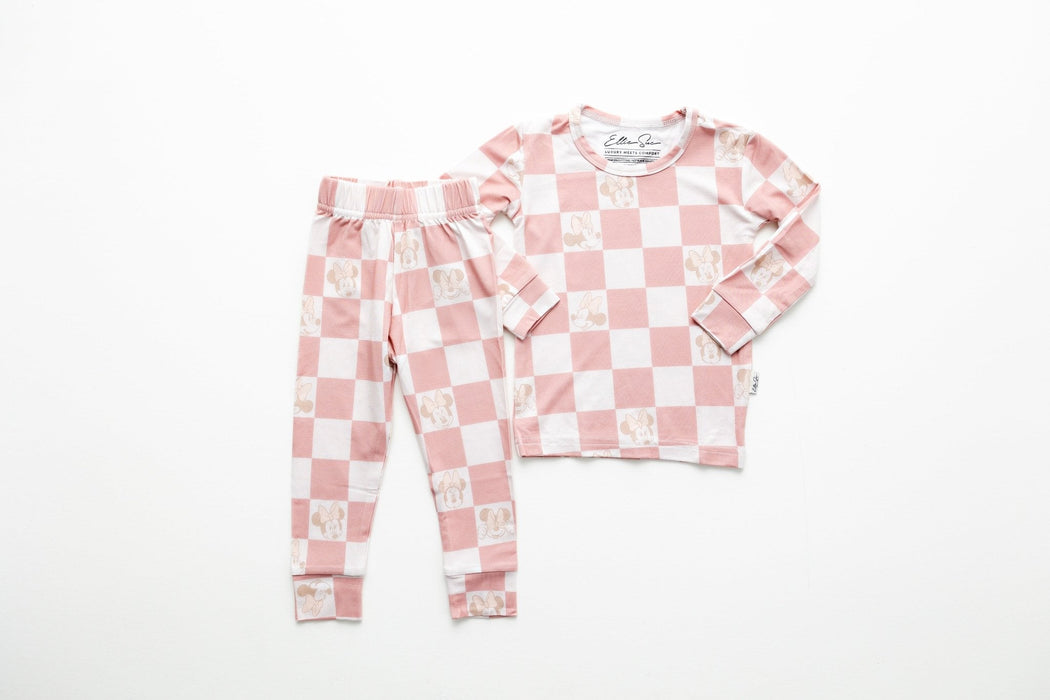 Ellie Sue Rose Checkers Pajamas