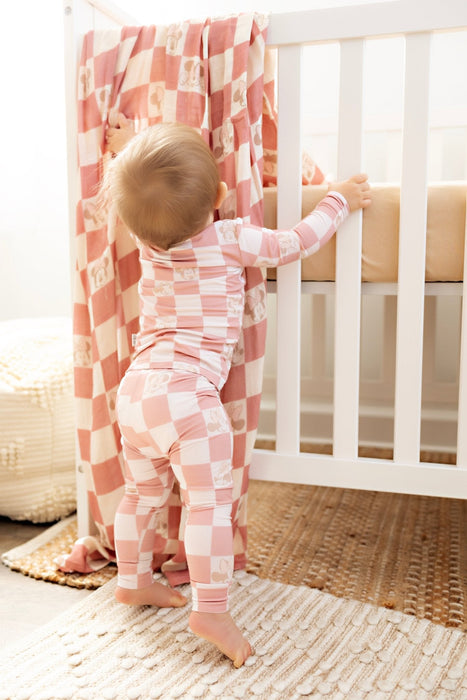 Ellie Sue Rose Checkers Pajamas